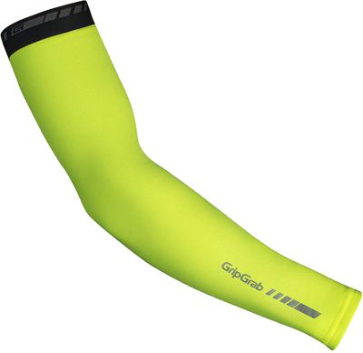 GripGrab Classic Hi-Vis Arm Warmers - Fluo Yellow, Fluo Yellow